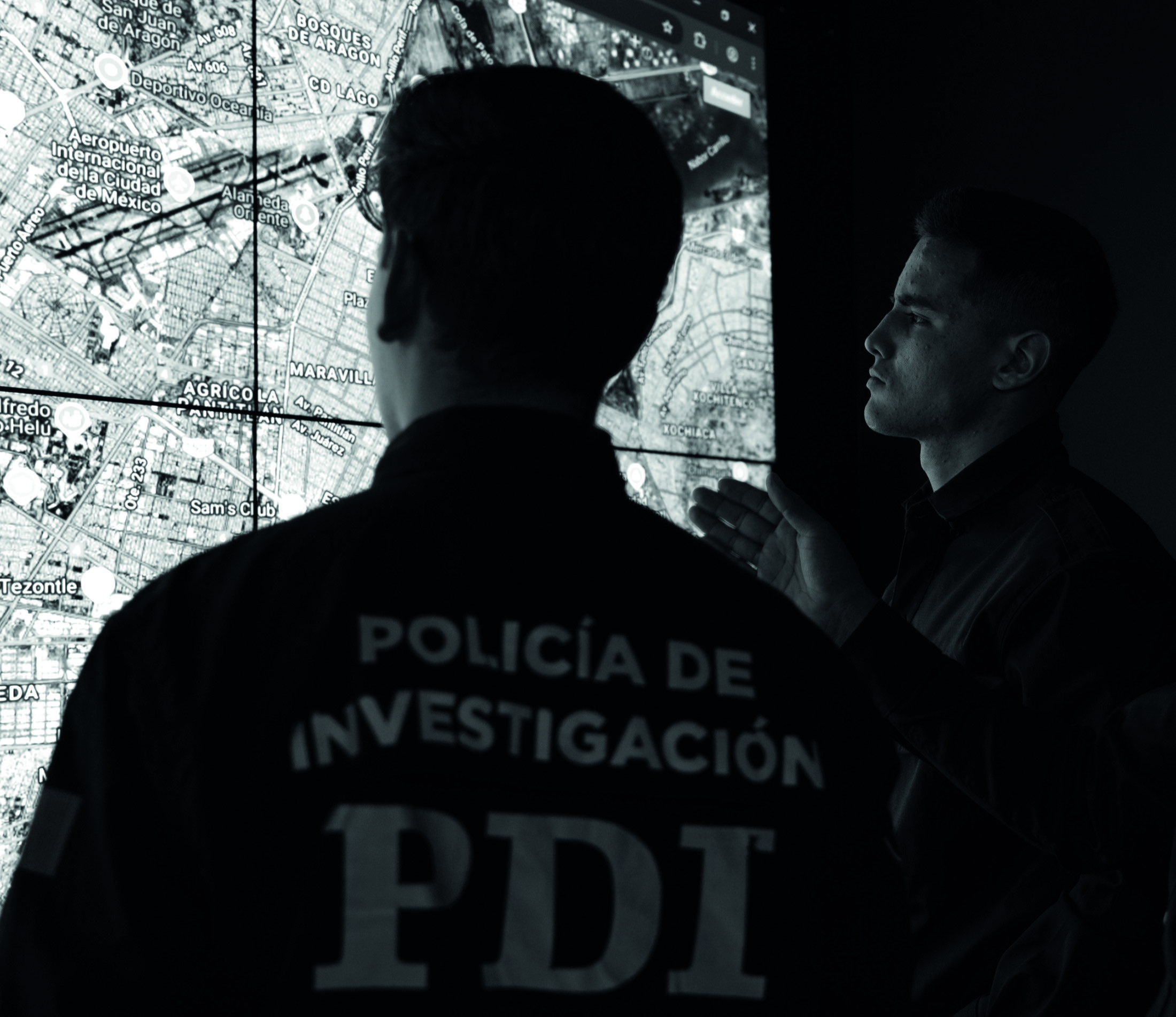 Centro de análisis de KG Track con Policía de Investigación